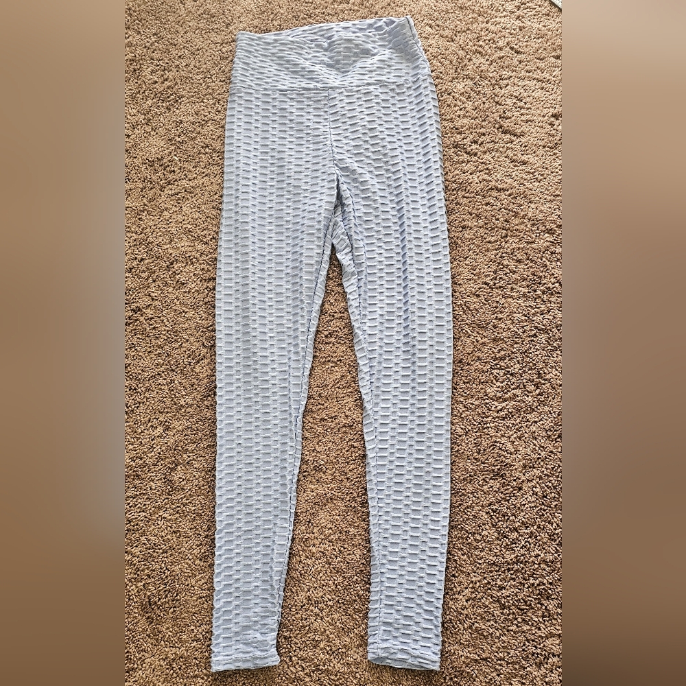 Society Waffle Knit Lavendar Leggings